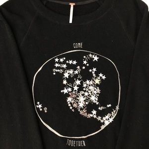 Free people ‘come together’ sweatshirt